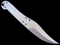 Rocket Handmade Knives tutorial blank blade ground
