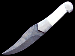 Rocket Handmade Knives tutorial blank blade handle ground
